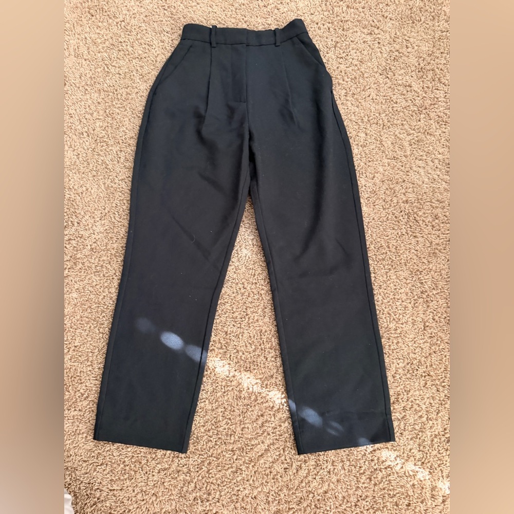 Abercrombie & Fitch Black Curve Love Tailored Pants